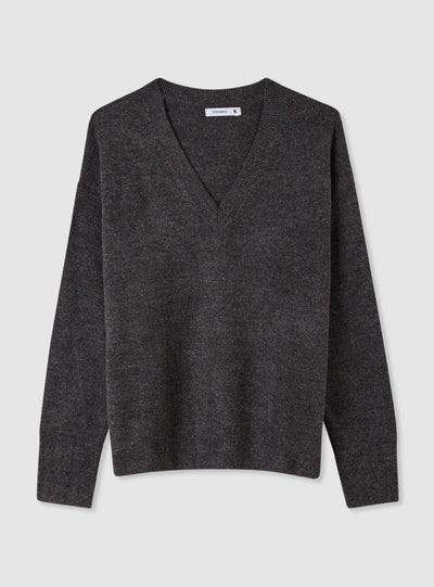 Maglia morbida con scollo a V