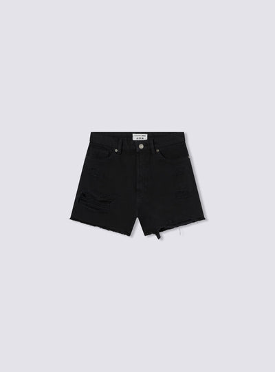 Shorts di jeans con strappi