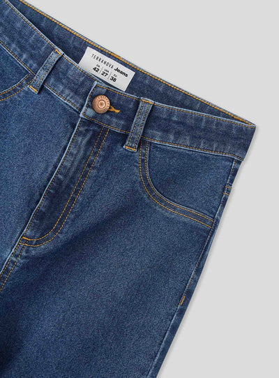 Dark high-waisted jeggings