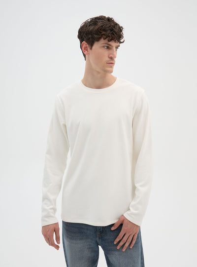 T-shirt thermique à manches longues unie