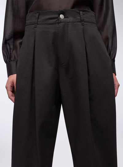 Pantaloni balloon con pinces