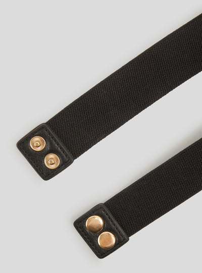Cintura elastica con fibbia cuore