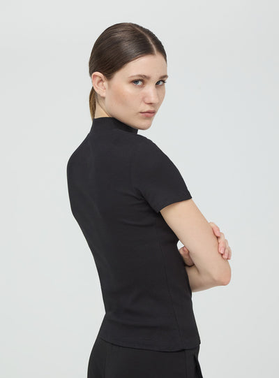 Pack 2 t-shirt lupetto a costine