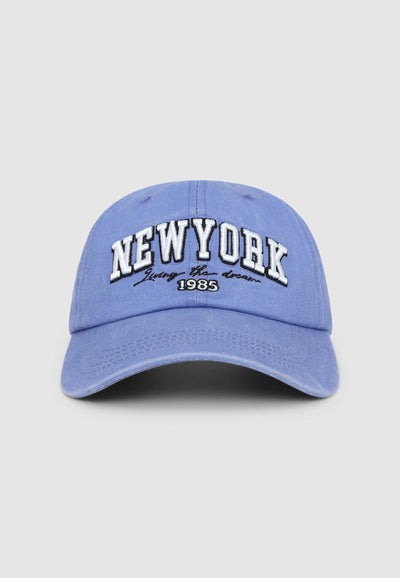 Cappellino baseball con scritta New York