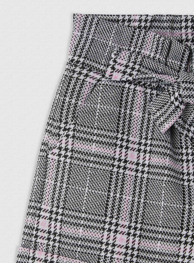 Shorts paperbag fantasia Principe di Galles