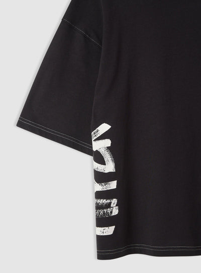 T-shirt over con stampa TRNPOPLAB