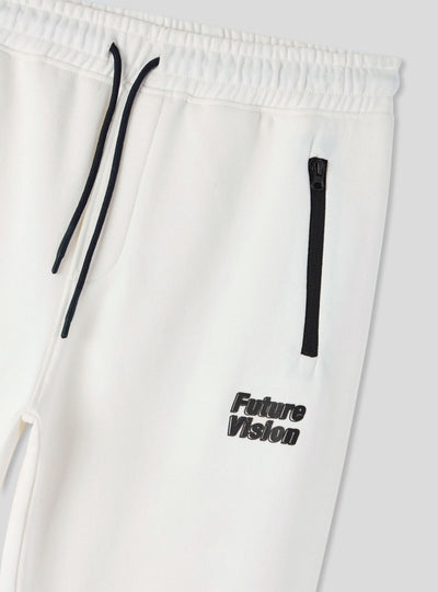 Pantaloni tecnici con coulisse e scritta