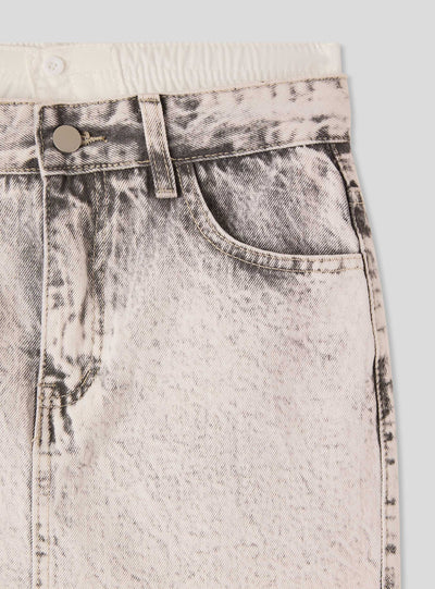 Minigonna effetto boxer