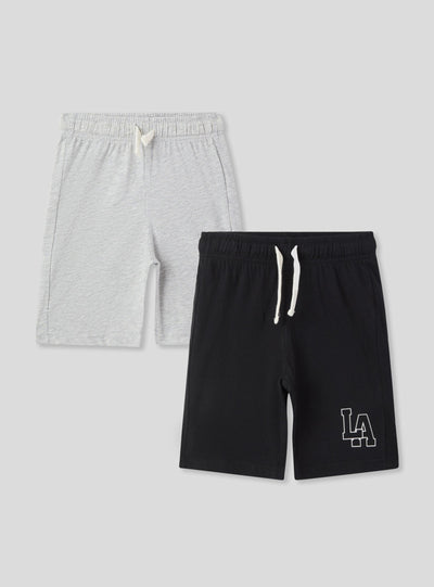 Pack 2 pantaloncini tuta con stampa