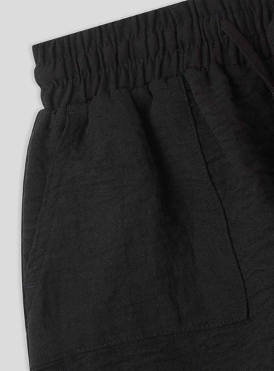 Shorts tessuto leggero con coulisse