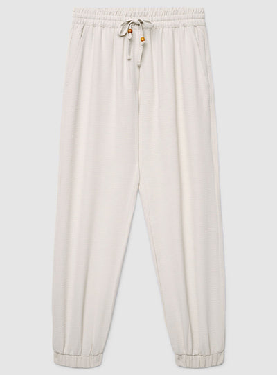 Pantaloni jogger a tinta unita
