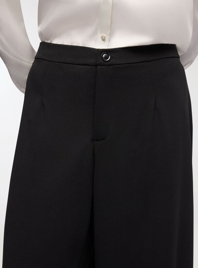 Pantalon large uni