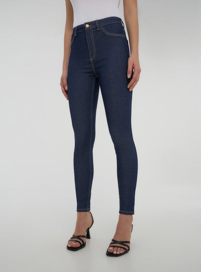 Jeggings vita alta