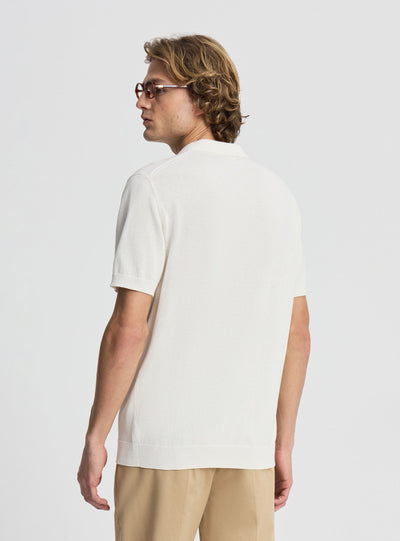 T-shirt polo in maglia