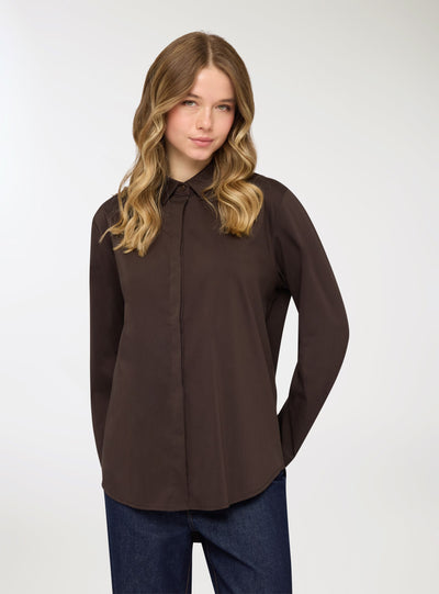 Camicia over a tinta unita