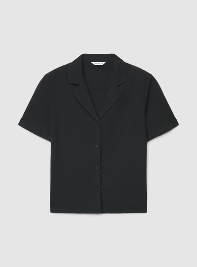 Camicia ampia effetto lino