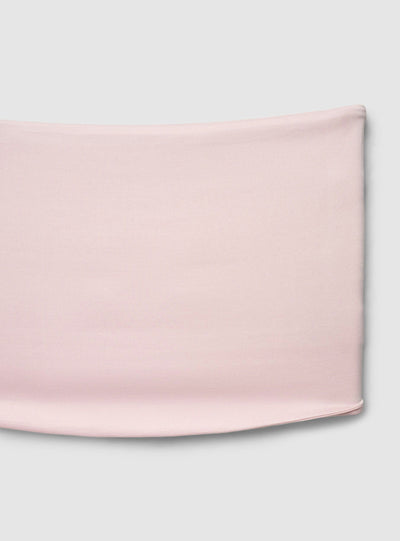 Ultrashort solid colour bandeau top