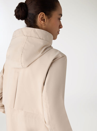 Giacca con cappuccio e coulisse