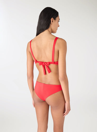 Reggiseno bikini push-up con fiocco