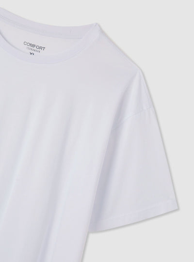 T-shirt comfort a tinta unita