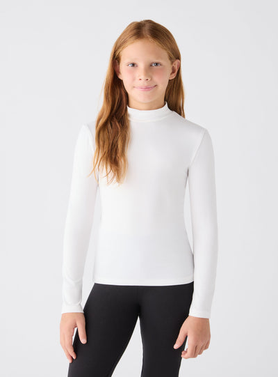 Pack 2 T-shirt a maniche lunghe con collo lupetto
