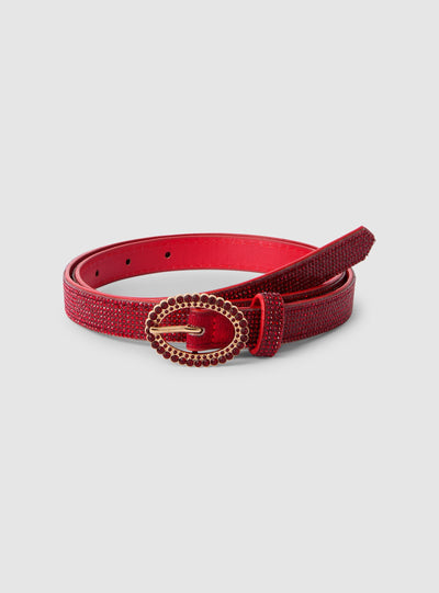 Cintura sottile con strass