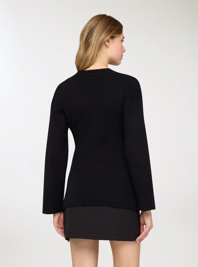 Cardigan ajustado con botones