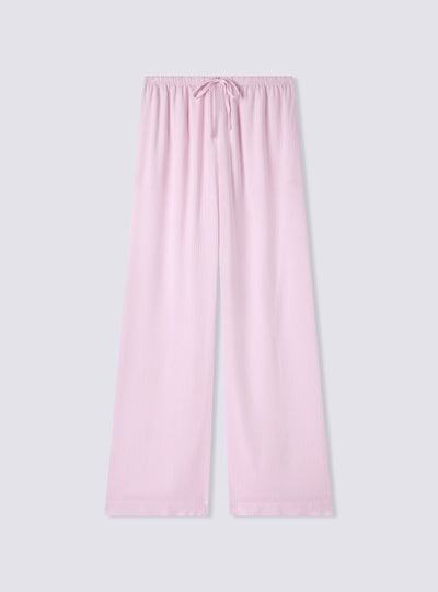 Pantaloni wide leg a righe