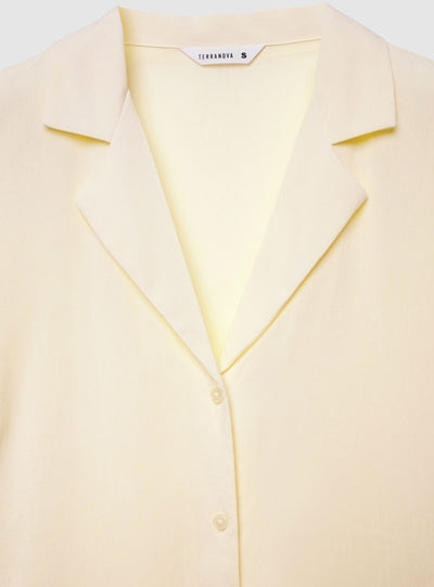 Camicia con collo a rever