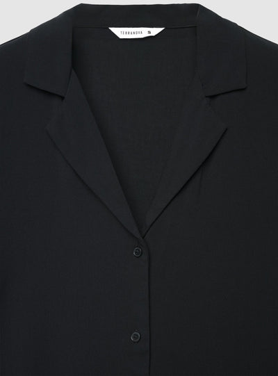 Camicia con collo a rever