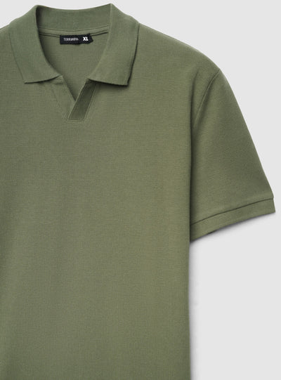 T-shirt polo tinta unita