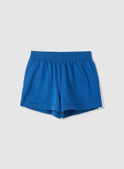 Shorts ginnici con bande laterali