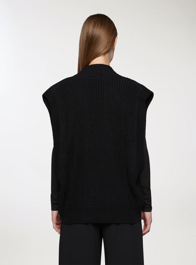 Gilet cardigan con bottoni