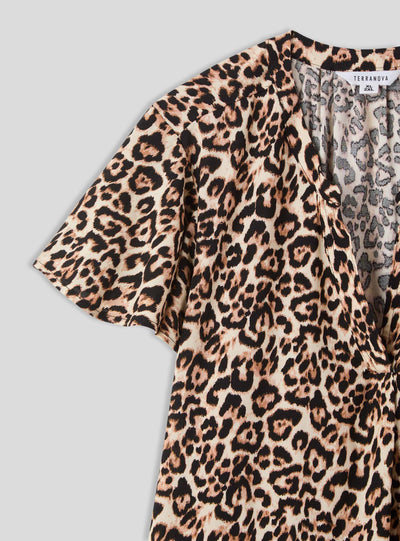 Blusa fantasia animalier