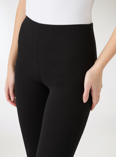 Pantalon pattes d'éléphant uni