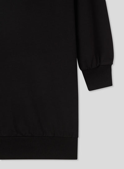 Vestito a felpa con spalle scoperte