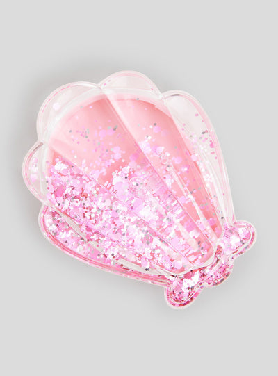 Set accessori capelli con spazzola, elastici e pinza