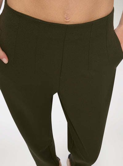 Pantaloni chino tinta unita