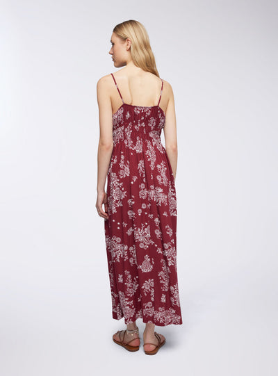 Vestito lungo fantasia paisley