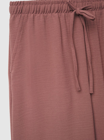 Pantaloni wide leg tinta unita