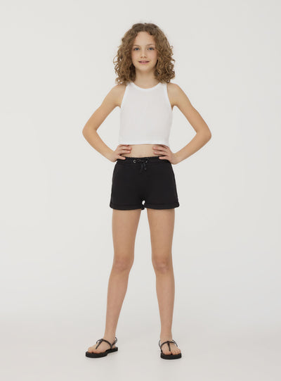 Pack 2 top crop con scollo americano