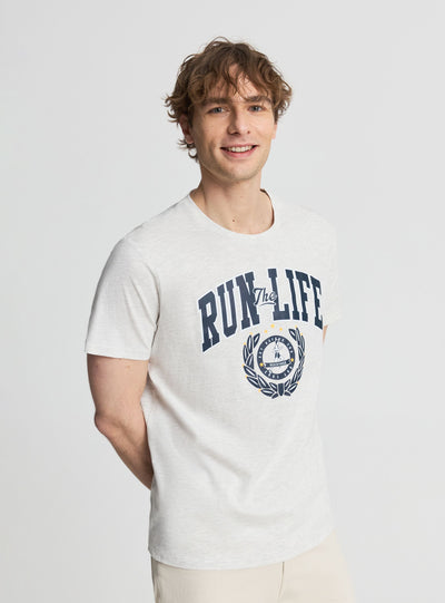 College print T-shirt