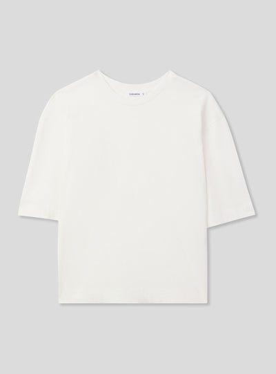 T-shirt over tinta unita