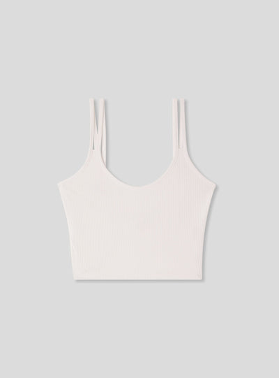 Top crop incrociato sul retro