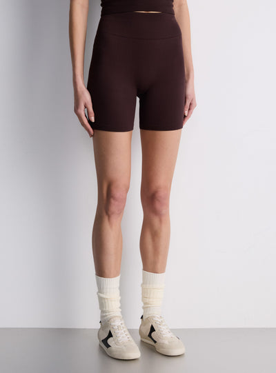 Solid colour cycling leggings