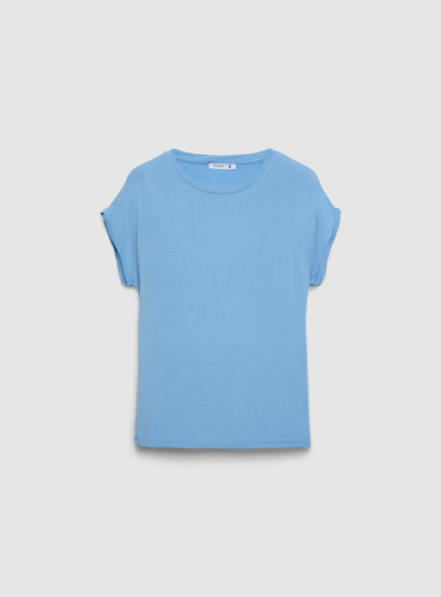 Camiseta amplia de viscosa