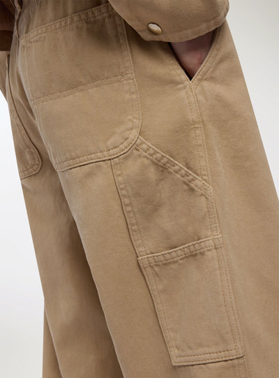 Pantaloni carpenter in cotone