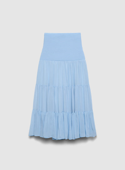 Gonna lunga con vita smock