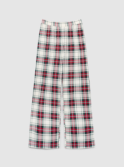Checked plaid pyjama set