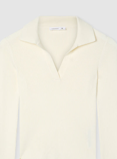 Maglia scollo derby